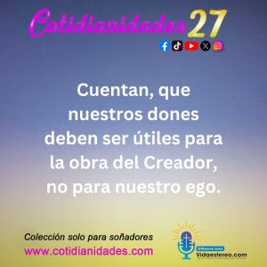 Perlas Cotidianas – Dones?