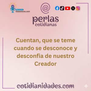 Perlas Cotidianas – Miedo?