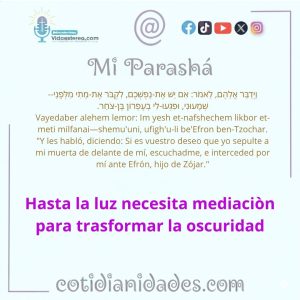 Mi Parashá – Génesis 23:8