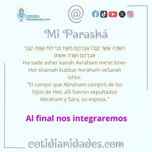 Mi Parashà – Génesis 25:10