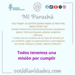 Mi Parashà – Génesis 25:13
