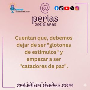 Perlas Cotidianas . Retroalimentarnos?