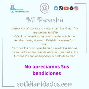 Mi Parashá – Génesis 26:15