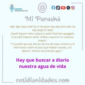 Mi Parashá – Génesis 26:32