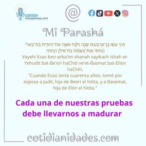 Mi Parashá – Génesis 26:34